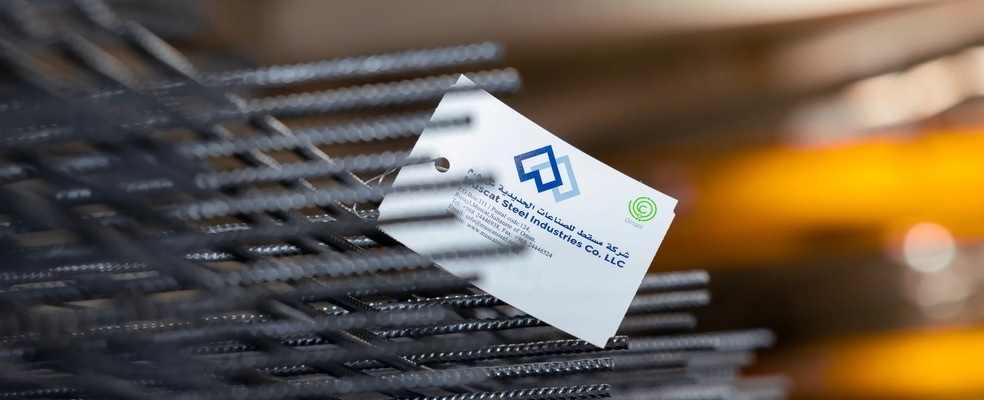 Muscat Steel rebar and mill identification tag